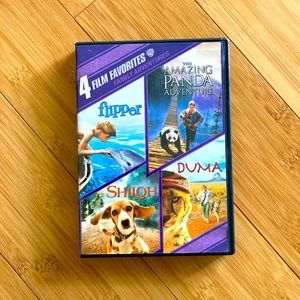 4 Film Favorites WB Family Adventures DVD: Flipper, The Panda, Shilo and Duma